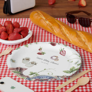 Sweet Summer Picnic   Baby Shower Paper Plate