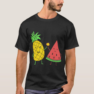 Sweet Summer Pineapple Watermelon Gift T-Shirt