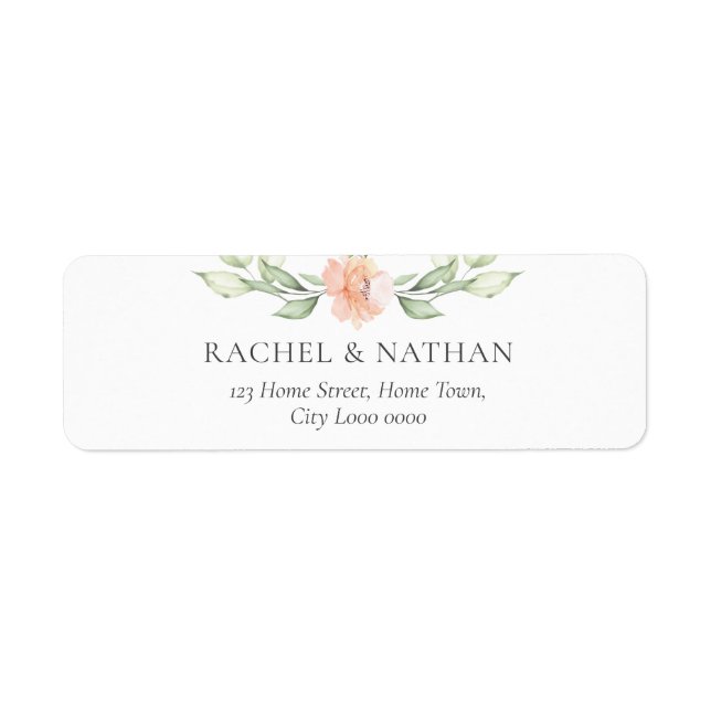 Sweet Summer Roses Address Label Return Address Label (Front)