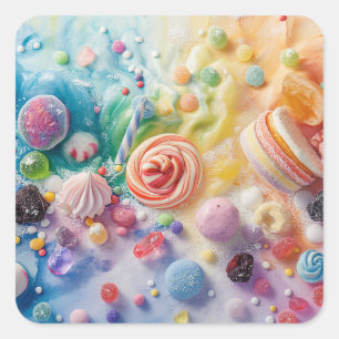 Sweet Summer Square Sticker