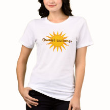 Sweet Summer Sun Graphic White T-Shirt