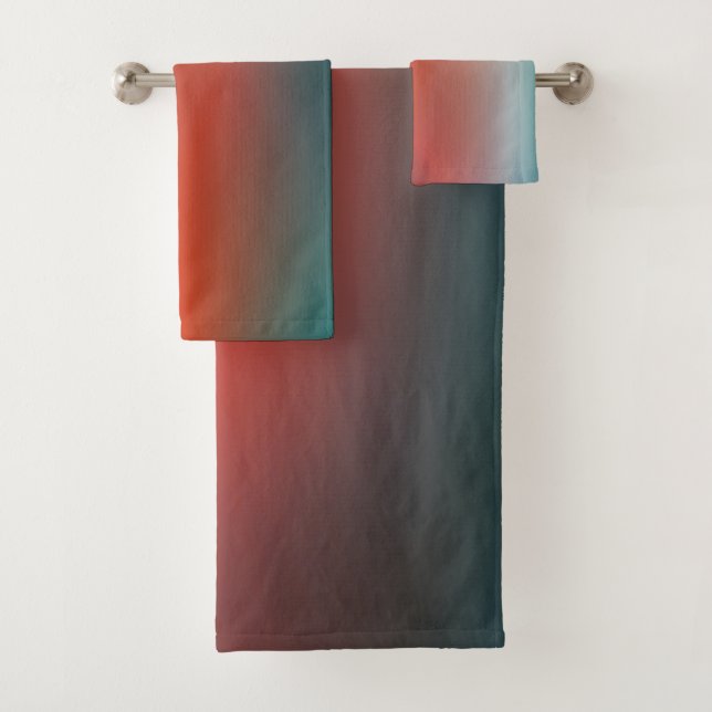 Sweet Summer Sunset Bath Towel Set (Insitu)