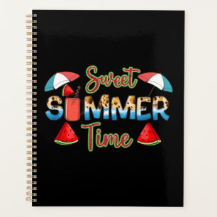 Sweet Summer Time   Colourful Watermelon Slice Planner