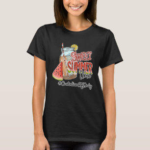 Sweet Summer Time Custodian Off Duty Last Day Of S T-Shirt