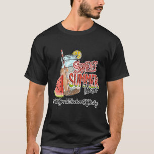 Sweet Summer Time First 1st Grade Teacher Last Day T-Shirt