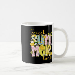 Sweet Summer Time Lemon Coquette Bow Family Vacati Coffee Mug