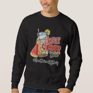 Sweet Summer Time School Bus Driver Happy Last Day Sweatshirt