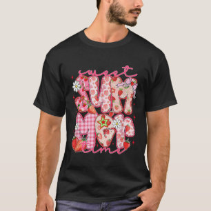 Sweet Summer Time Strawberry Summer Vibes Hello Su T-Shirt