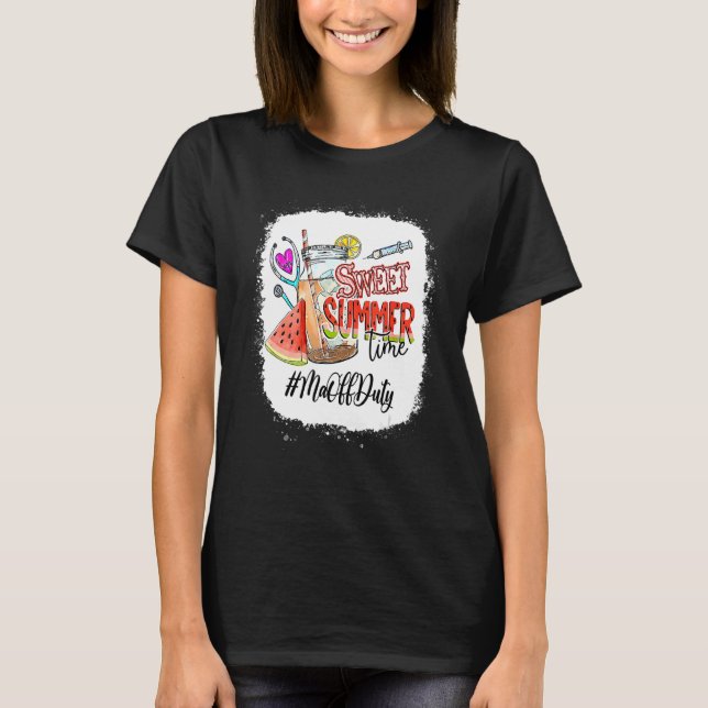 Sweet Summer Time Watermelon Ma  Nursing Life T-Shirt (Front)