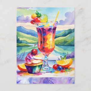 SWEET SUMMER TREATS POSTCARD