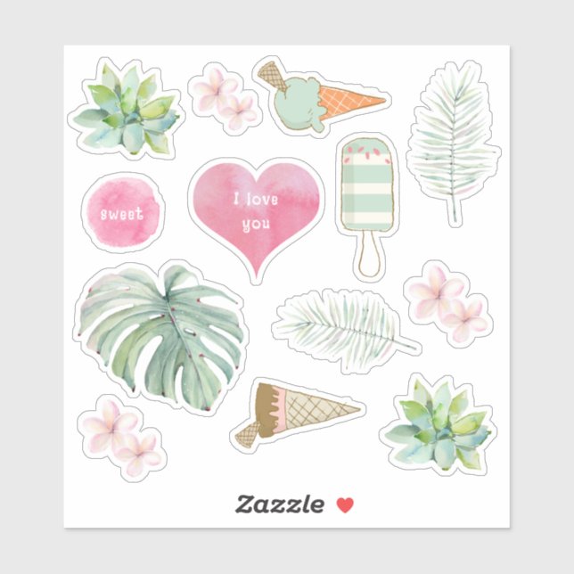Sweet Summer Tropical Treat (Sheet)