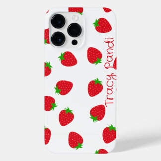 Sweet Summer Vibes: Strawberry iPhone 14 Pro Max Case