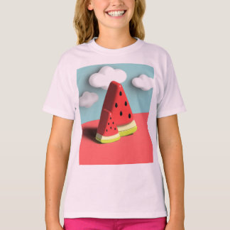 Sweet Summer Watermelon Girls' T-Shirt" T-Shirt