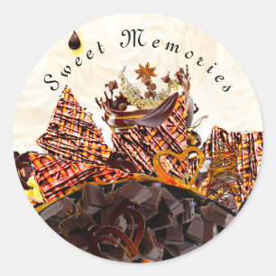 SWEET SUN DAY! :) CLASSIC ROUND STICKER