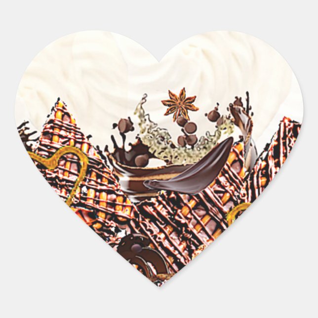 SWEET SUN DAY! :) HEART STICKER (Front)