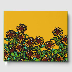 Sweet Sunflower Field  Guest Book