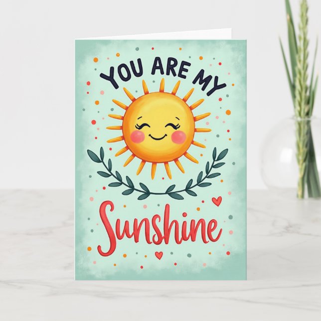 Sweet Sunshine Birthday Card (Front)