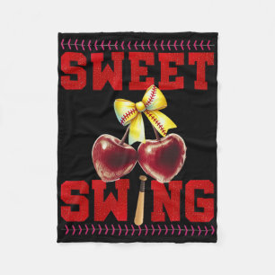 Sweet Swing Preppy Softll Mama Retro Softll Fan Lo Fleece Blanket