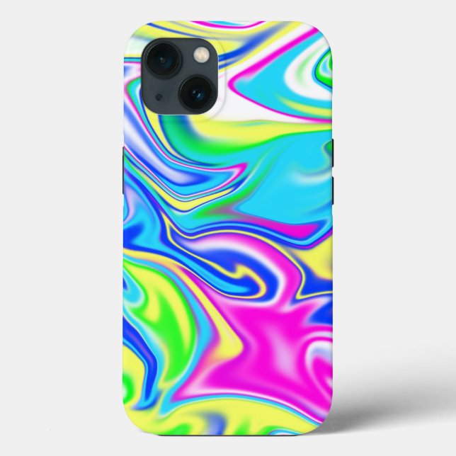 "Sweet Swirls: The Bubblegum Marble Delight" Case-Mate iPhone Case (Back)