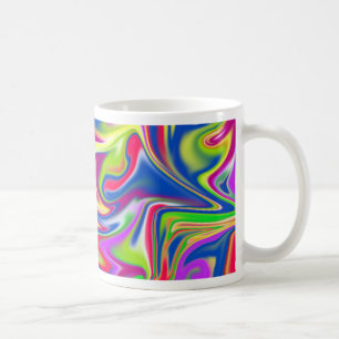 "Sweet Swirls: The Bubblegum Marble Delight" Coffee Mug