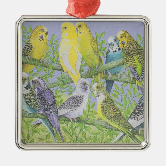 Sweet Talking Metal Tree Decoration (Front)