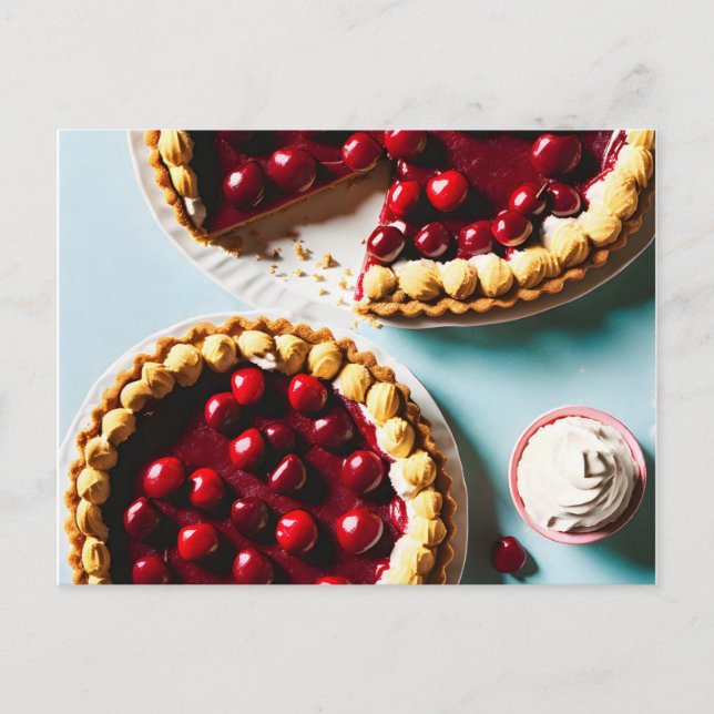 Sweet Tart, Dessert, Postcrossing Postcard (Front)