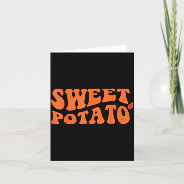 Sweet Tato And Kind Of Rude Tato  Card (Front)