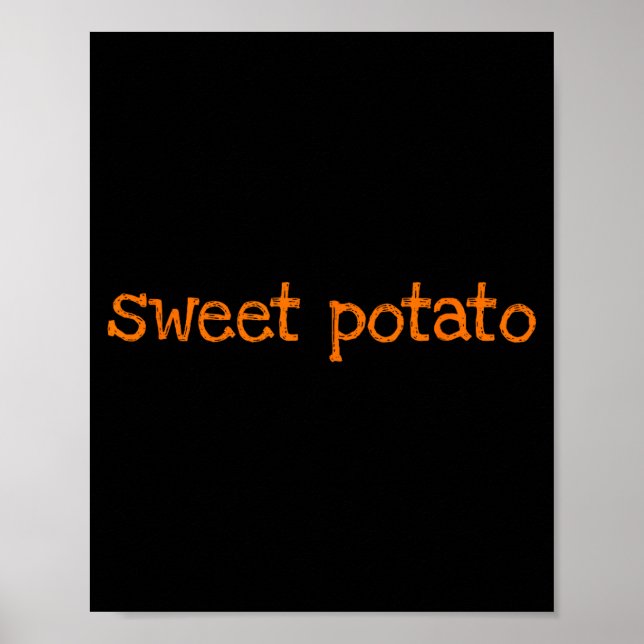 Sweet Tato And Kind Of Rude Tato Funny Matching Co Poster (Front)