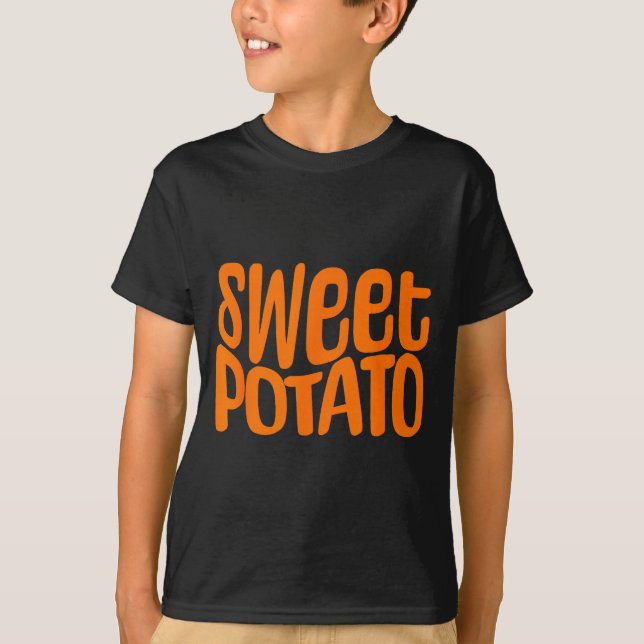 Sweet Tato And Kind Of Rude Tato, Thanksgiving Cou T-Shirt (Front)
