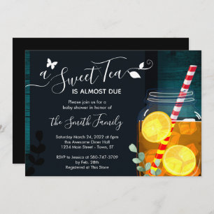 Sweet Tea Baby Shower Invitation