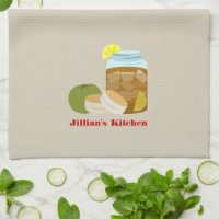 Sweet Tea & Biscuits Personalised Kitchen Towel
