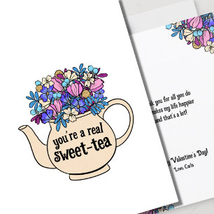 Sweet Tea Illustrated Valentine's Day Card