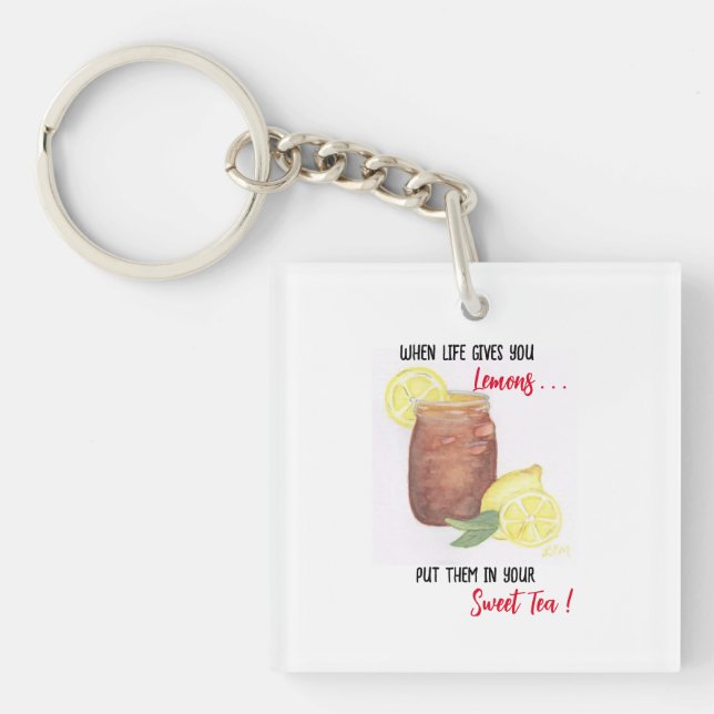 Sweet Tea Key Ring (Front)