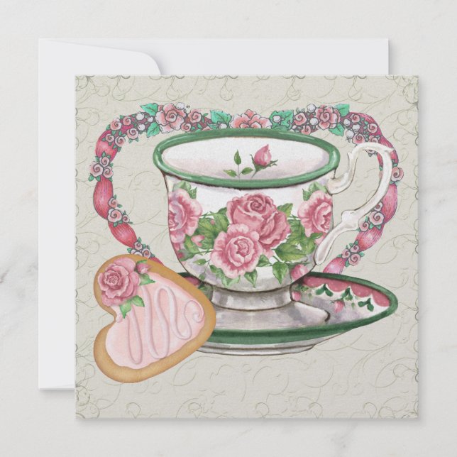 Sweet Tea Party - SRF Invitation (Front)