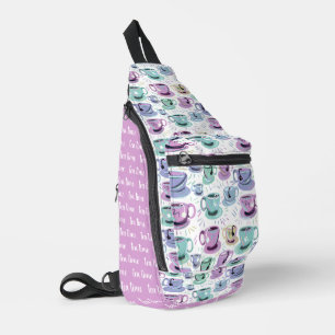 Sweet Tea Print Cut Sew Bag