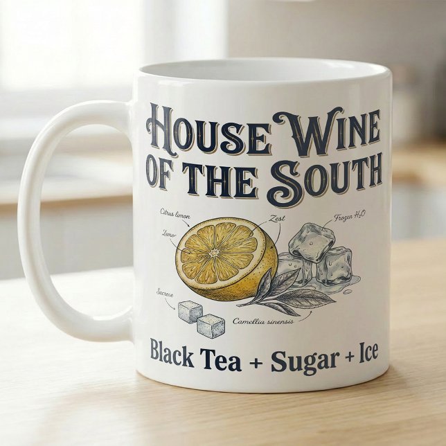 Sweet Tea Recipe House Wine Of South Coffee Mug (Creator Uploaded)
