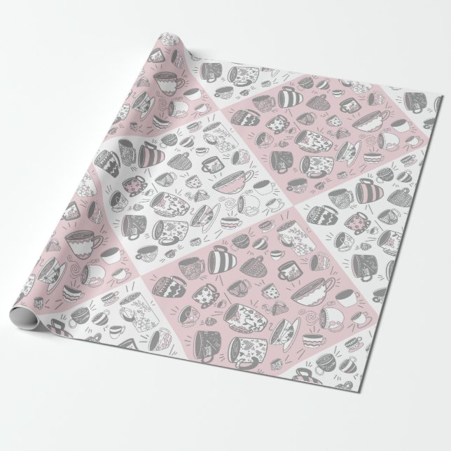 Sweet Tea Wrapping Paper (Unrolled)