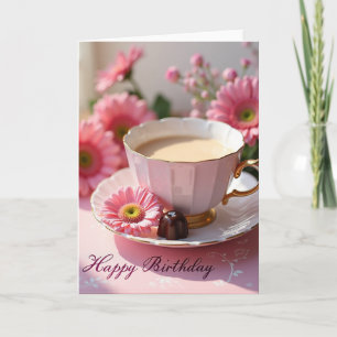 Sweet Teacup Birthday Card