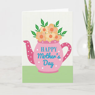 Sweet Teapot Mothers Day Card