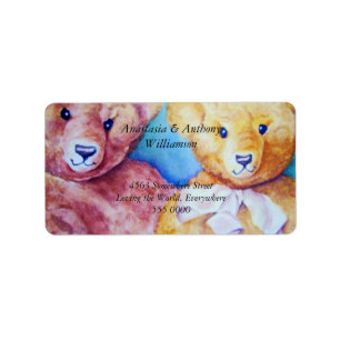 Sweet Teddy Bear ADDRESS Label