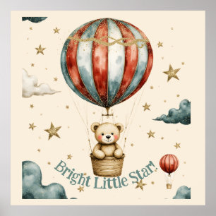 Sweet Teddy Bear Nursery  Poster