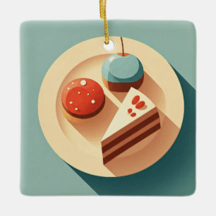 Sweet Temptations Ceramic Ornament