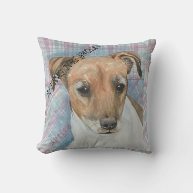 SWEET TERRIER PUPPY CUSHION (Front)