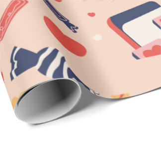 Sweet Text Love Wrapping Paper