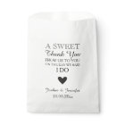 Sweet Thank You Wedding Favour Candy Bar Buffet