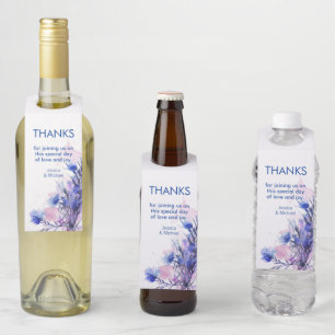 Sweet Thanks 💙Cornflower Reverie Bottle Tag
