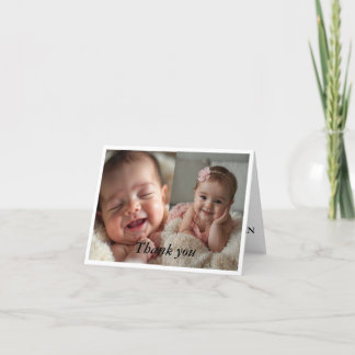 Sweet Thanks for Baby’s Milestone" Thank You Card