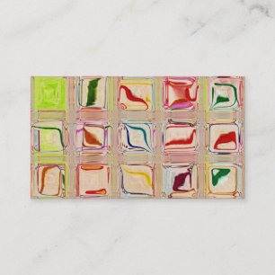 Sweet Tiles Glass Mosaic custom business card