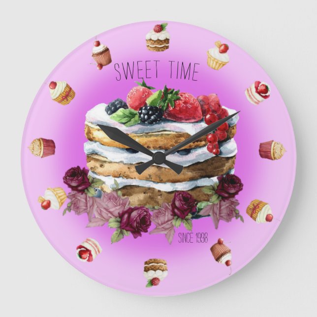 Sweet time large clock (Front)