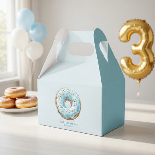 Sweet Time Pastel Green Donut Birthday Favour Box